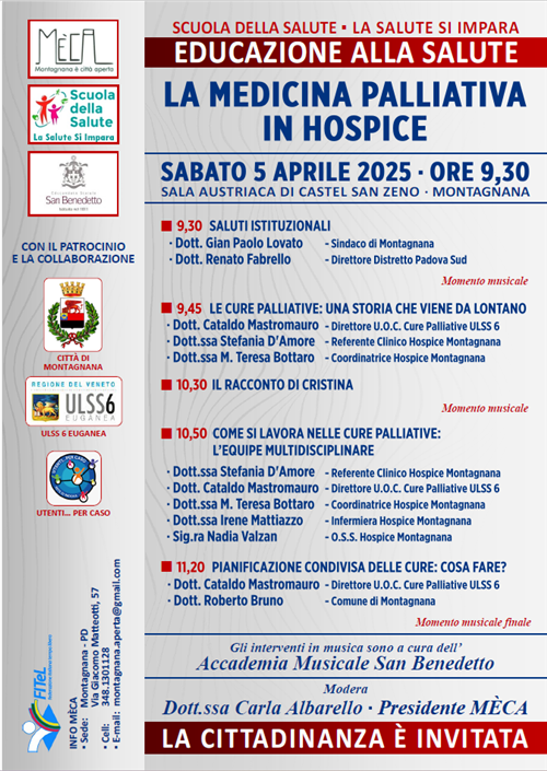 Evento La medicina palliativa in Hospice