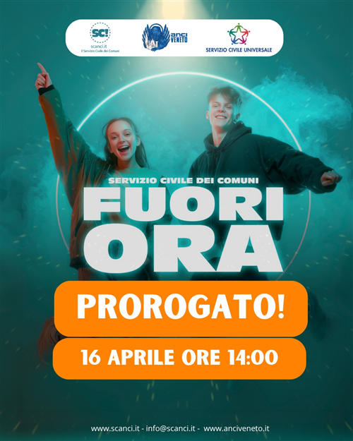 Prorogato il bando di Servizio Civile Universale 2026