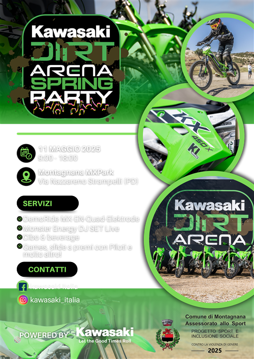 INAUGURAZIONE KAWASAKI Dirt Arena Spring Party!
