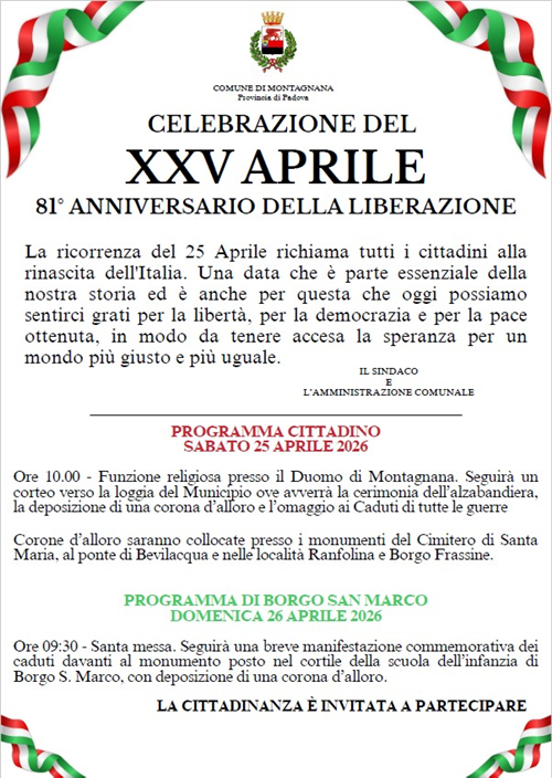 Celebrazione del XXV Aprile