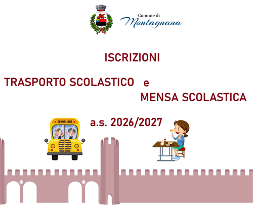 Iscrizioni Mensa Scolastica e Trasporto Scolastico
